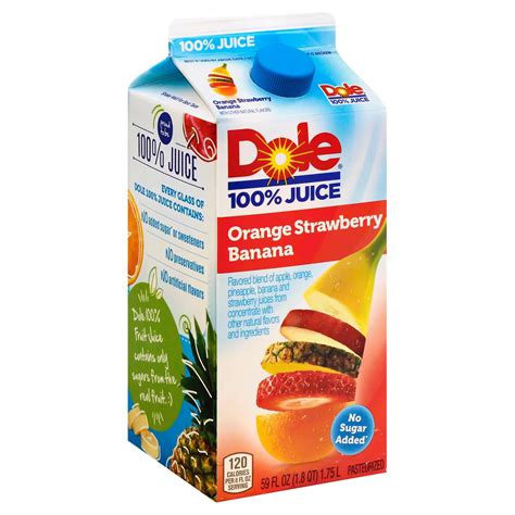 Dole 100 Orange Strawberry Banana Juice Shop Juice At H E B