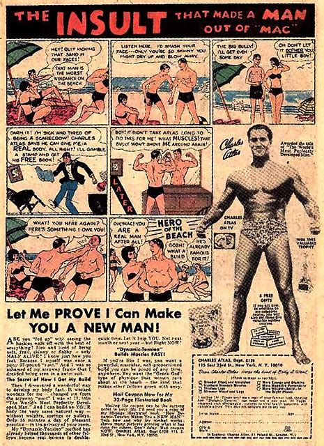 vintage comic book muscle man ad 9 christian montone flickr
