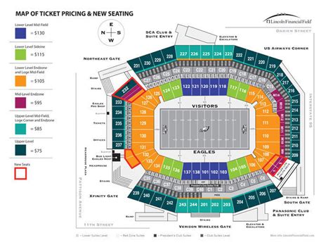 Lincoln Financial Field Seating Chart