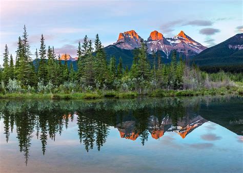 Three Sisters Canmore Alberta Canada By Robert Felderman Lp