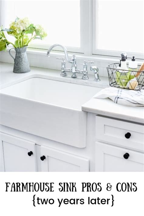 Read these pros and cons to find out whether it's the best fit for your renovation project! Farmhouse Sink Pros and Cons | Farmhouse Kitchen # ...