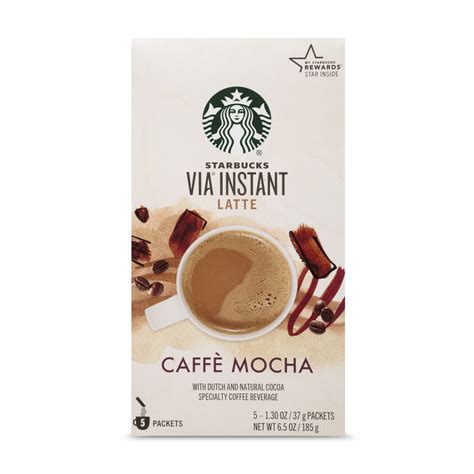 Starbucks Via Instant Coffee Flavored Packets — Caffè Mocha Latte — 1
