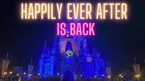 Happily Ever After Debuts Once Again At Magic Kingdom Walt Disney World 2023 Nighttime