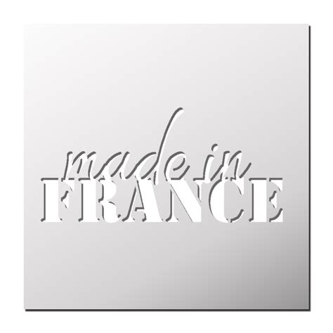 Pochoir Made In France Réutilisable