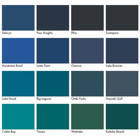 Dulux Blue Paint Color Chart Dulux Paint Colours Dulux Paint Colour