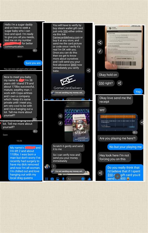 Facebook gift cards are a simple way to purchase items on facebook for your favorite games and apps. A scammer attempt on Facebook messenger. (The images of ...