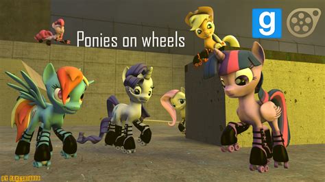 Dl Sfm Poniesgmod Ponies On Wheels By Takeshi6888 On