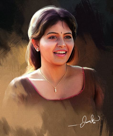 Jeevask Artist On Twitter Actress Anjali In Digital Painting 2020