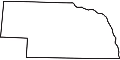 Nebraska State Map Free Vector Graphic On Pixabay