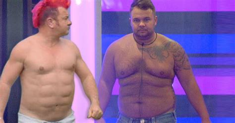 Big Brother 2012 Housemate Chris Strips Off And Unveils Strange Muscles Similar To Darryn Lyons