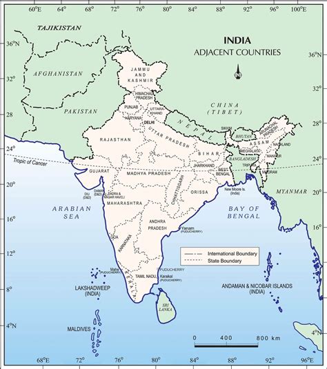 Neighbouring Countries of India 2020: How Many Neighbouring Countries ...