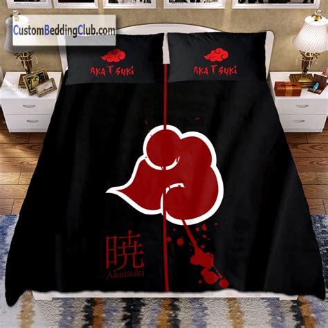 One piece bedding, bed sheets & blanket, over 70 designs. Naruto Akatsuki Bed Set, Duvet Cover & Pillow Case ...