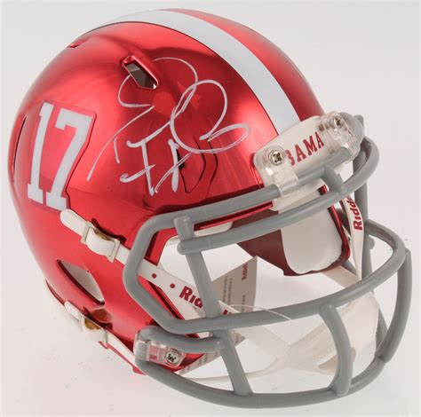 Alabama quarterback gifts family after 12 year old phenix city, al boy john jones tragically died after being shot in the head. Tua Tagovailoa Signed Alabama Crimson Tide Chrome Speed ...
