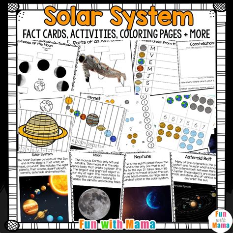 Solar System Worksheets Great Printables For Kids Fun With Mama