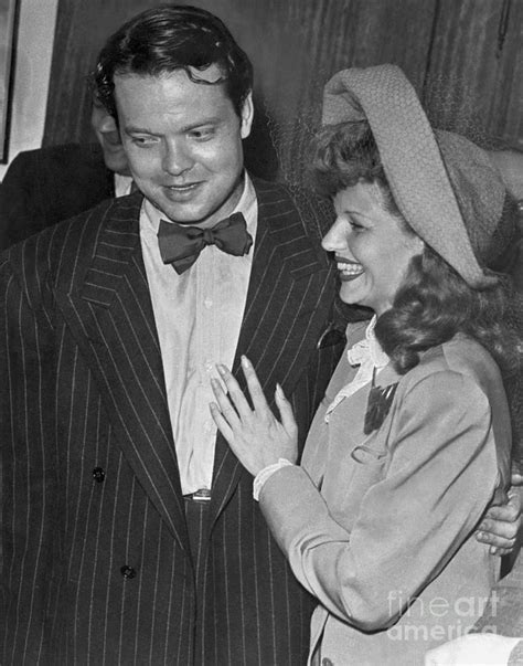 Orson Welles And Rita Hayworth By Bettmann