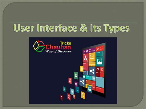 User Interface And Its Types Chauhan Tricks