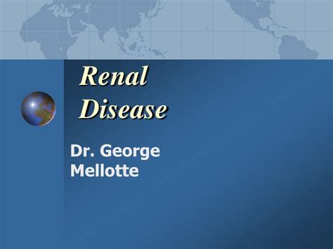 Atherosclerosis with occlusive or partially occlusive thrombus formation. PPT - Renal Disease PowerPoint Presentation, free download ...