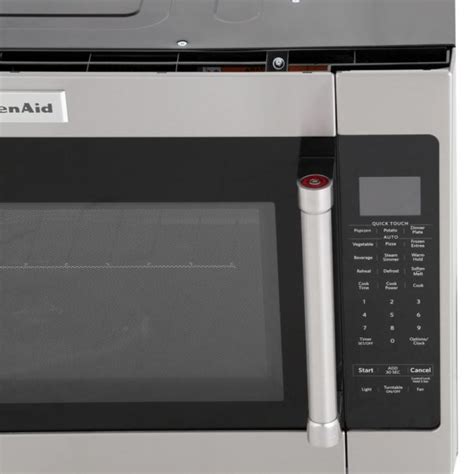 Kitchenaid Cu Ft Over The Range Microwave In Stainless Steel With