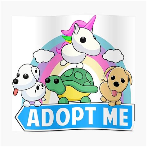Neon Adopt Me Pets Wallpaper