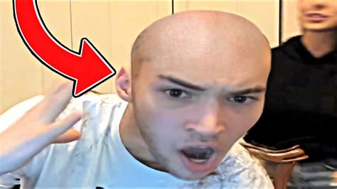 Adin Goes Bald Live On Streambig Mistake Youtube