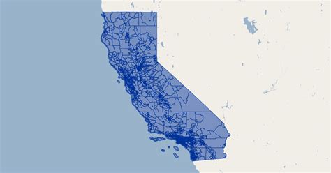 California Us Census Tracts Koordinates