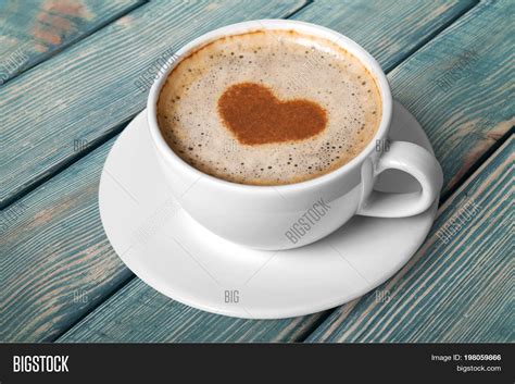 Coffee Heart Foam Image And Photo Free Trial Bigstock