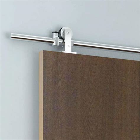 Add a touch of character and improve the functionality of your space by installing one of our elegant sliding barn door hardware kits. European style sliding barn wood door hardware top mount ...