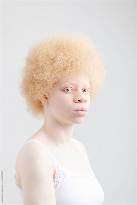 Portrait Of An Albino Girl By Stocksy Contributor Michela Ravasio