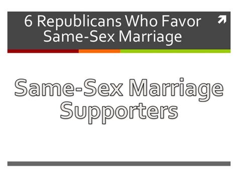 6 Republicans Who Favor Same Sex Marriage Including Kenneth Mehlman