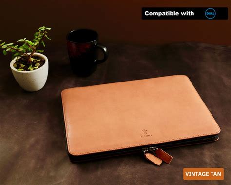 Personalized Leather Dell Xps 13 Sleeve Case Leather Dell Xps Etsy