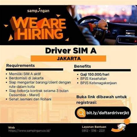 267 lowongan pekerjaan yang tersedia dari umr driver untuk menawarkan lowongan yang anda sedang mencari. Lowongan Driver Jakarta - Gibran Waluyo, 10 Dec 2020 - Loker | AtmaGo, Warga Bantu Warga