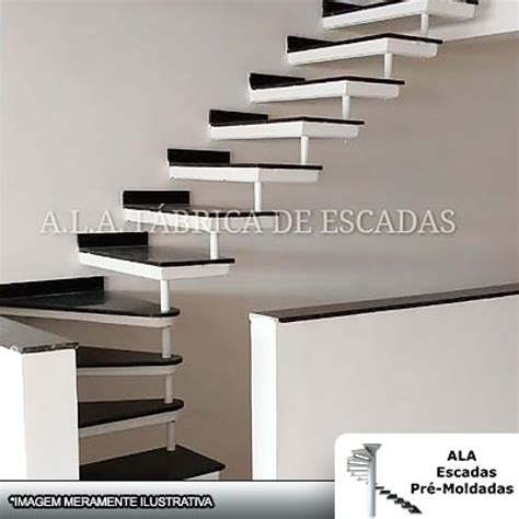 Escada Em L De Concreto