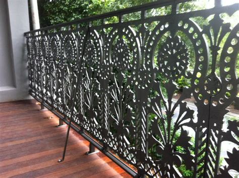 Iron Lacework and Aluminium lacework on heritage house verandahs - Chatterton Lacework Balustrade
