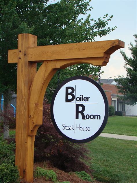 Timber Frame Sign Holder Farm Entrance Outdoor Signs Outdoor