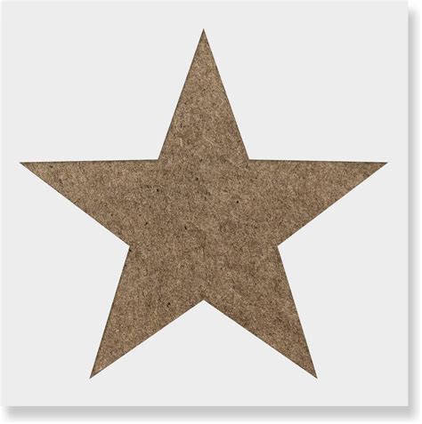 Star Stencil Template For Walls And Crafts Reusable