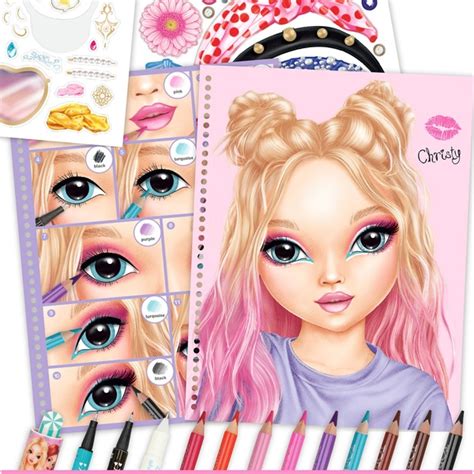 Topmodel Create Your Top Model Make Up Malbuch Sortiert Smyths Toys