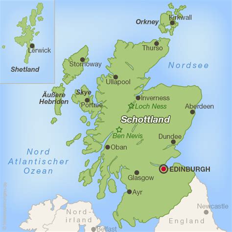 Lage und karten der highlands. Schottland entdecken - Der Urlaubär unterwegs
