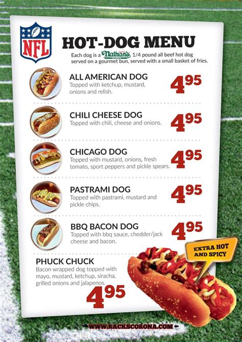 Free Printable Hot Dog Bar Menu Printables “the Place Has A Lot Of