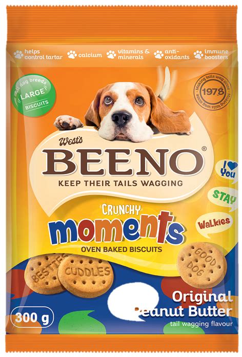 87516 6009608491856 Beeno Medium Biscuits Original Peanut Butter