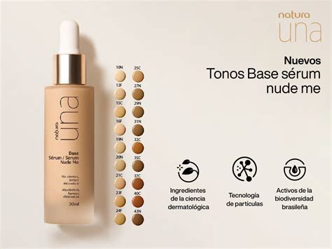 Nude Me Base S Rum Natura Una Apresentando As Cores Da Nova Base