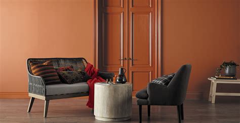 Orange Living Room Ideas And Inspirational Paint Colors Behr