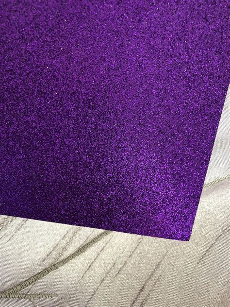Purple Glitter Cardstock 25 5x7 Glitter Paper Glitter Etsy