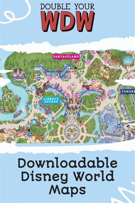 Disney Park Maps Disney Map Disney World Map All Disney Parks