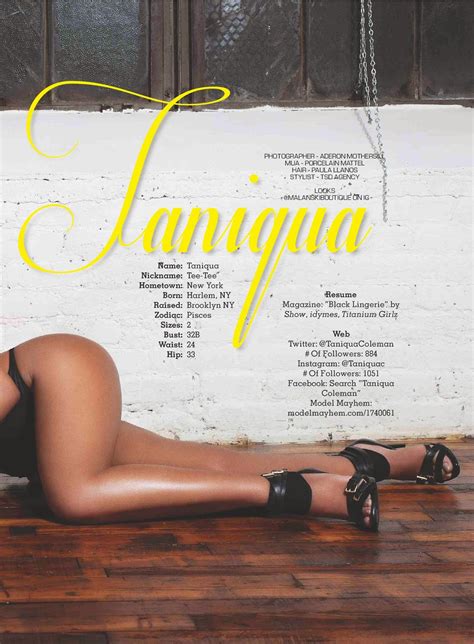 Taniqua Coleman featured in Blackmen Magazine | BootymotionTV