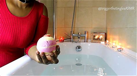 Asmr Bubble Bathtime Roleplay Bathbombs ~ Bath Fill And Drain 100 Subs Youtube