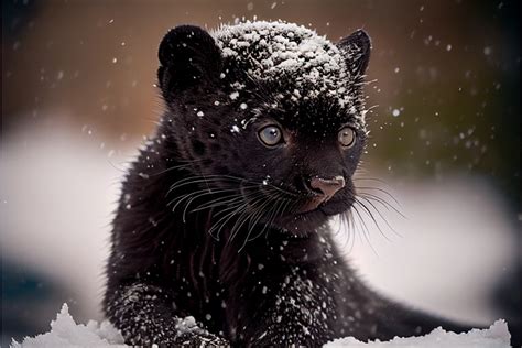 Panther Black Cub Free Photo On Pixabay