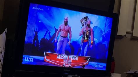 Raw Jeff Hardy Vs Jaxson Rykers With Elias Entrance Youtube