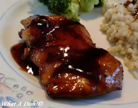 What A Dish Baked Teriyaki Chicken Thighs