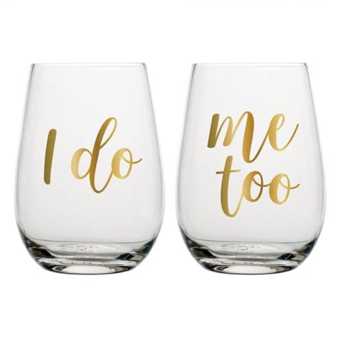 The Cutest Bridal Wine Glasses Diy Weddings