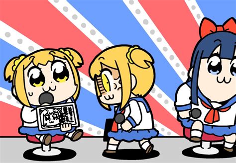 Safebooru 2girls 3 Anger Vein Bkub Blonde Hair Blue Eyes Blue Hair